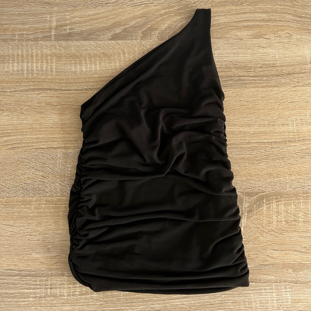 Rutched off the shoulder top